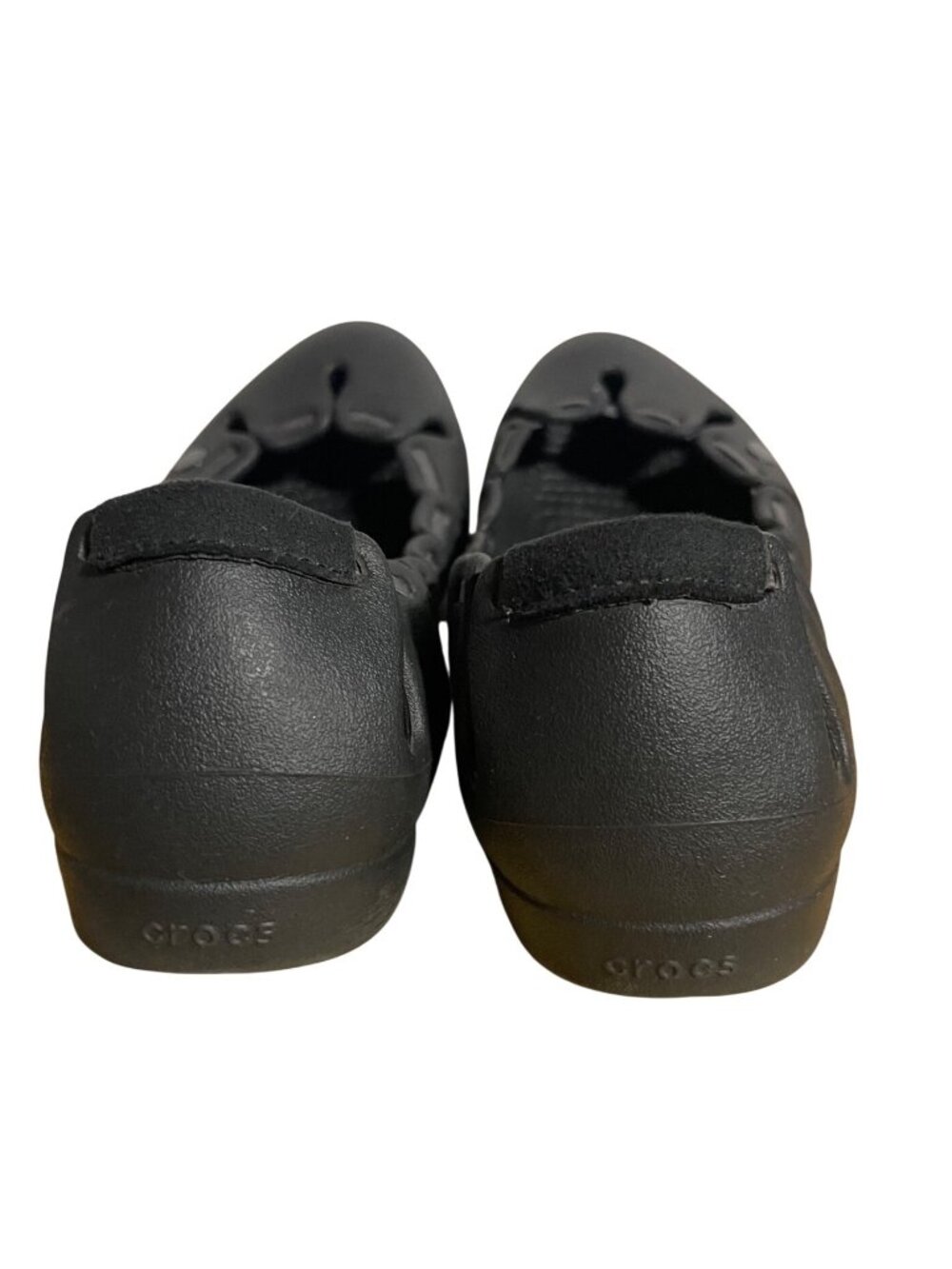 Crocs Black Crocs Springi Flats Womens Size 8 Lightweight Durable Balletcore - Picture 2 of 12